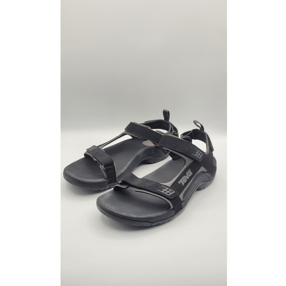 Teva Minam Hiking Sandals Mens 12 Black Gray Spider Rubber Trail Outdoor 4289 main image 8
